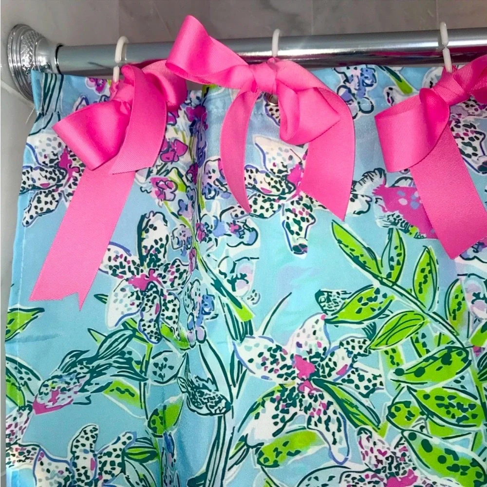 Lilly Pulitzer Sway This Way Shower Curtain - Handmade
